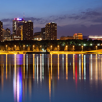 Mississippi River, St. Louis Skyline HD phone wallpaper