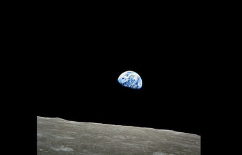 Earthrise from Apollo 8, NASA, earth, Apollo 8, moon, universe, space, stars, astronautical HD wallpaper