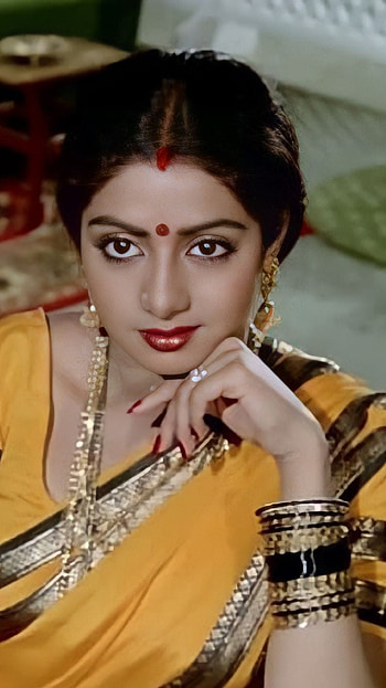 Sreedevi, bollywood actress, vintage HD phone wallpaper