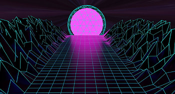 80s retro futuristic Art ... HD wallpaper