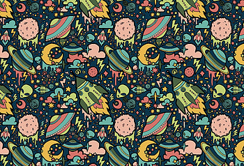 Universe, Patterns, Texture, Textures, Rocket, Aliens, Rockets HD wallpaper