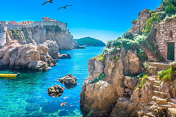 Croatian sailing routes, Dubrovnik HD wallpaper