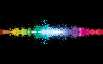 Abstract, Rainbow, Colorful, Colourful, Iridescent, Paints, Line, Blurred, Greased HD wallpaper
