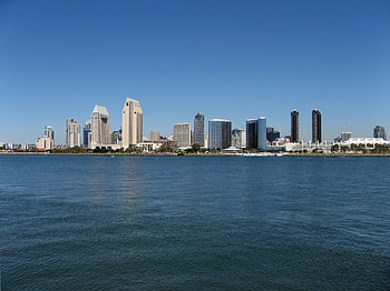 San Diego, California, Travels, San Diego skyline HD wallpaper