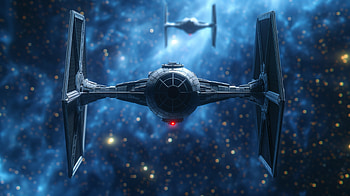 TIE Fighter Fan Art, TIE Fighter, fan art HD wallpaper