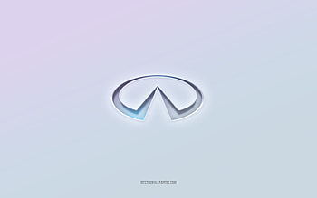 Infiniti logo, cut out 3d text, white background, Infiniti 3d logo, Infiniti emblem, Infiniti, embossed logo, Infiniti 3d emblem HD wallpaper