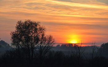 Landscape, Sunset HD wallpaper