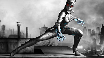 Catwoman, Batman Arkham City, Video game HD wallpaper