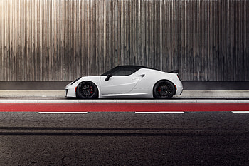 Alfa Romeo, Cars, Side View, 4C, Pogea Racing HD wallpaper