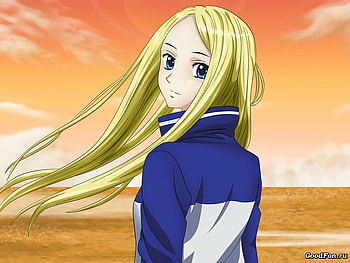 Anime, girl, blonde, woman HD wallpaper