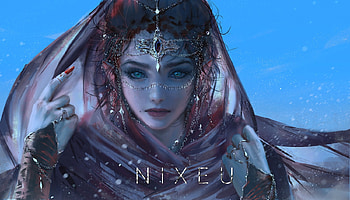 Sand, blue, frumusete, art, gorgeous, nixeu, girl, jewel, superb, fantasy, face, luminos HD wallpaper