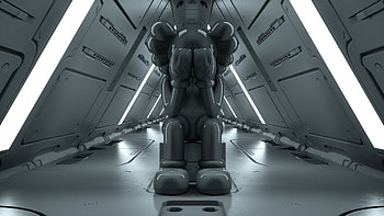 KAWS laboratory, Artistic display, Creative expression, Unique designs HD wallpaper