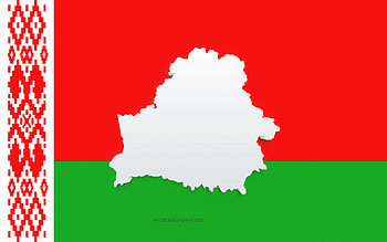 Belarus map silhouette, Flag of Belarus, silhouette on the flag, Belarus, 3d Belarus map silhouette, Belarus flag, Belarus 3d map HD wallpaper
