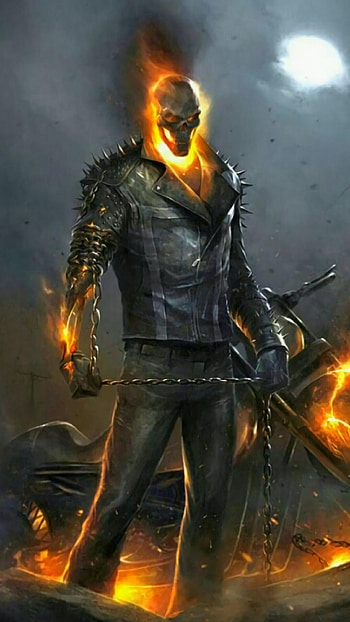 Ghost Rider, Marvel Superhero HD phone wallpaper