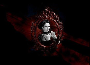 Mirror , artwork, mirror, gothic, abstract, fantasy, female HD wallpaper