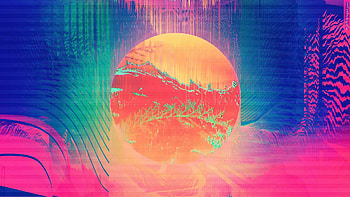 Glitch art , Abstract backgrounds, Digital distortion, Artistic patterns HD wallpaper