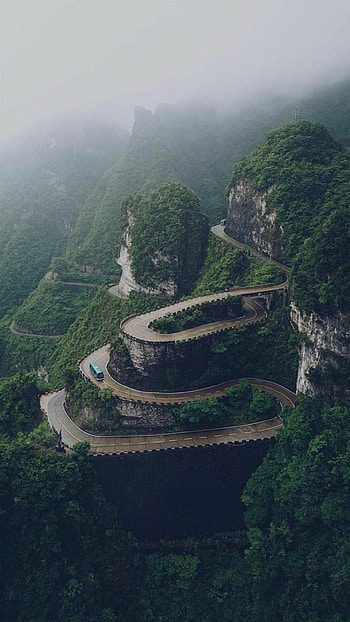 Cedil, Zhangjiajie landscape HD phone wallpaper