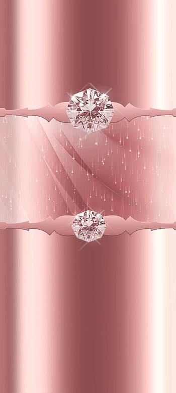 Rose gold Bling, embellishment, magenta, pastel, Curve, Diamond, Premium, Metal HD phone wallpaper