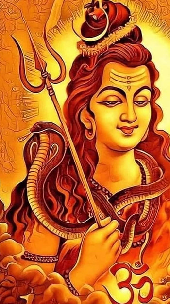 Bholenath, Lord Shiva, Painting HD phone wallpaper