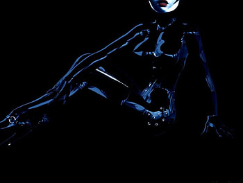 Cat woman, abstract, fantasy HD wallpaper