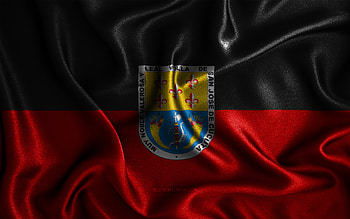 Cucuta flag, , silk wavy flags, colombian cities, Day of Cucuta, fabric flags, Flag of Cucuta, 3D art, Cucuta, Cities of Colombia, Cucuta 3D flag, Colombia HD wallpaper