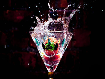Wine glass, Water, Colourful, Glass, Splash HD wallpaper
