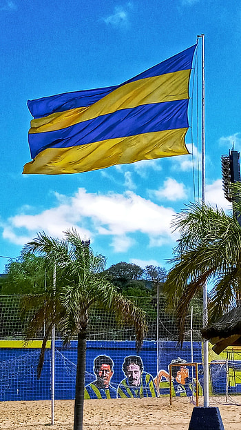 Rosario central, cloud, sky, flag HD phone wallpaper