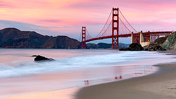 San Francisco, Travels, Sunset, Ultra HD wallpaper