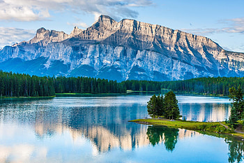 Banff lake, Scenery, Parks, Mountains, Canada HD wallpaper