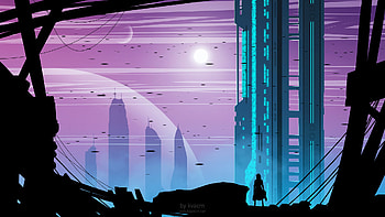 Planet Tower, planet, artist, artwork, digital-art, deviantart HD wallpaper