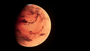 Planet, galaxy, universe, red HD wallpaper