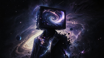 Galaxy, Space, Surreal HD wallpaper