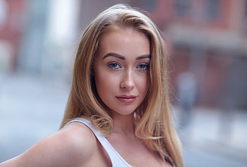 Unknown Model, babe, lady, model, blonde, woman HD wallpaper