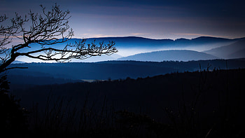 Winter View Of Local Countryside , winter, nature, mountains, trees HD wallpaper