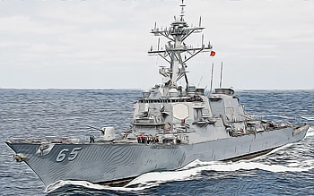 USS Benfold, , vector art, DDG-65, destroyer, United States Navy, US army, abstract ships, battleship, US Navy, Arleigh Burke-class, USS Benfold DDG-65 HD wallpaper