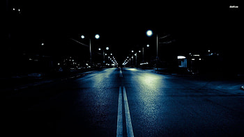 Street Night City - afari HD wallpaper
