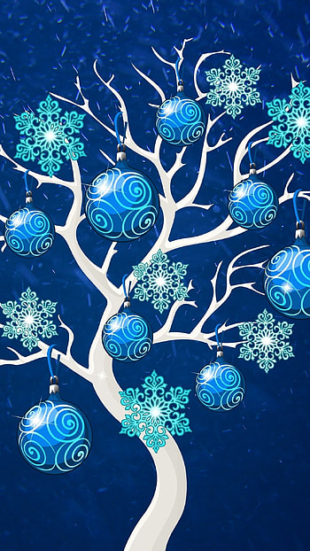 Happy New Year, Blue Aesthetic HD phone wallpaper