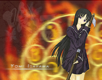 Yomi Isayama, sword, anime, ga rei zero, girl HD wallpaper