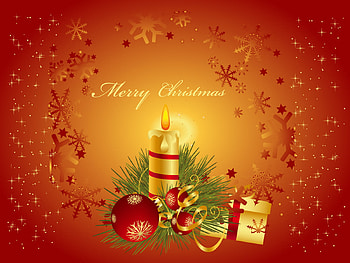 Holidays, New Year, Christmas, Xmas, Candles HD wallpaper