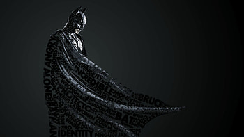 Preview batman, style, lettering HD wallpaper