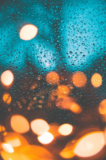Drops, Macro, Glare, Circles, Surface HD phone wallpaper