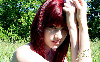 Susan Coffey, celebrity, red hair, beautiful, models, people HD wallpaper
