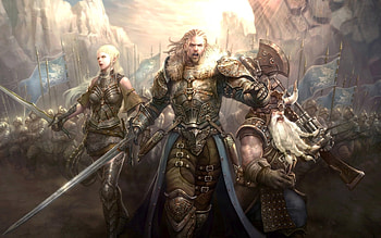 Kingdom Under Fire II, The Lord of the Rings HD wallpaper