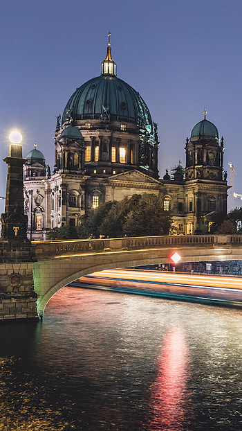 Berlin Cathedral, , Ethereal beauty, Eye-catching background HD phone wallpaper