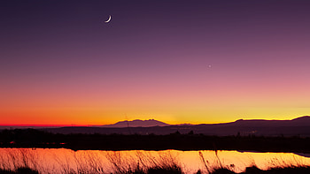 Twilight Landscape HD wallpaper