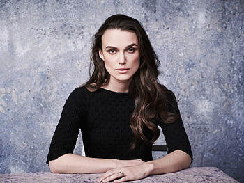 Keira Knightley, black t-shirt, celebrity, 2018 HD wallpaper