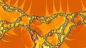 Trippy Fractal Psychedelic Art, trippy, psychedelic, Abstract, fractal, orange (Color) HD wallpaper
