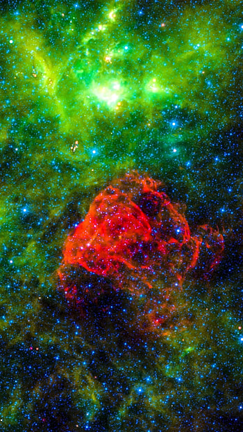 Space, Green HD phone wallpaper
