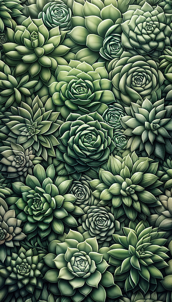 Succulent Garden , greenery, plant, botanical HD phone wallpaper