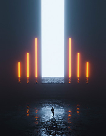 Alone, Art, Silhouette, Loneliness, Lonely HD phone wallpaper